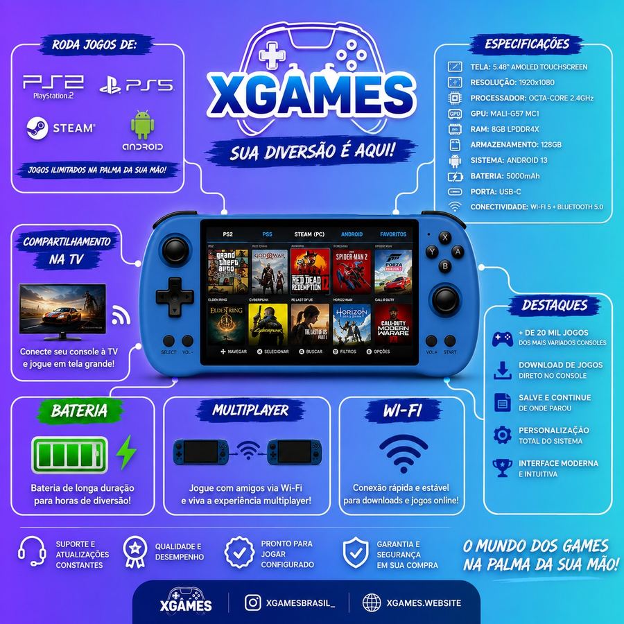 Biblioteca de jogos XGAMES