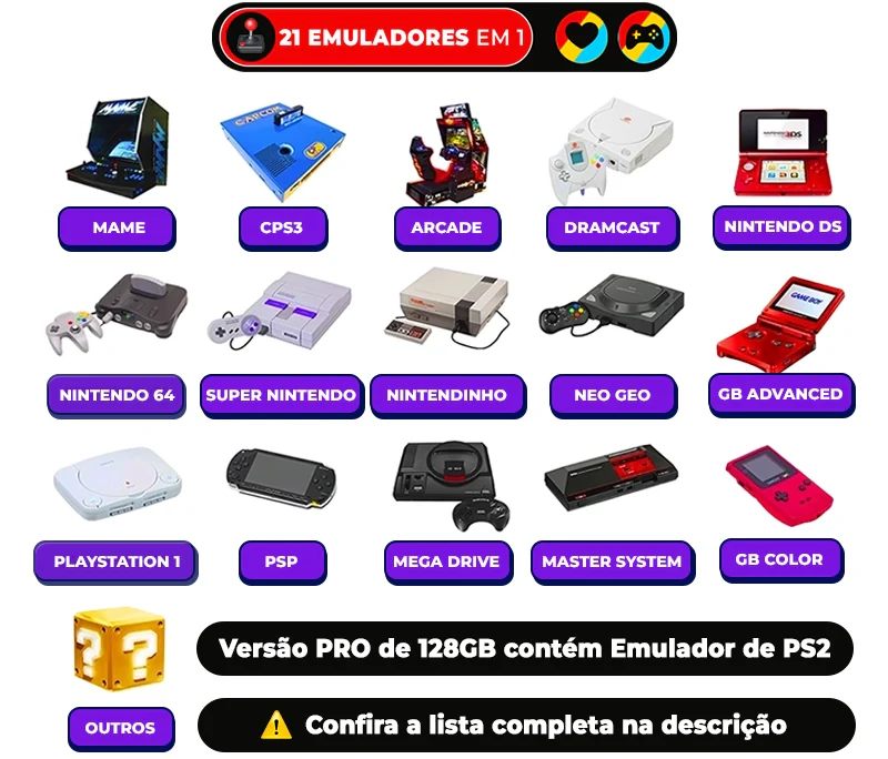 CONSOLE R36S™ - 17.500 JOGOS DE 20 + CONSOLE [180 DIAS DE GARANTIA] ÚLTIMAS UNIDADES!🎁
