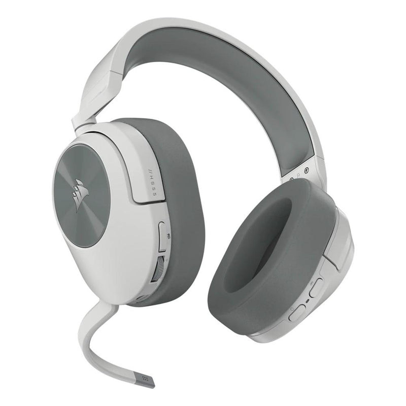 Headset Gamer Sem Fio Corsair HS55, 7.1 Surround, Driver 50mm, Wireless, Branco - CA-9011281-NA
